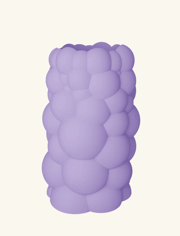 Bubble vase medium - purple