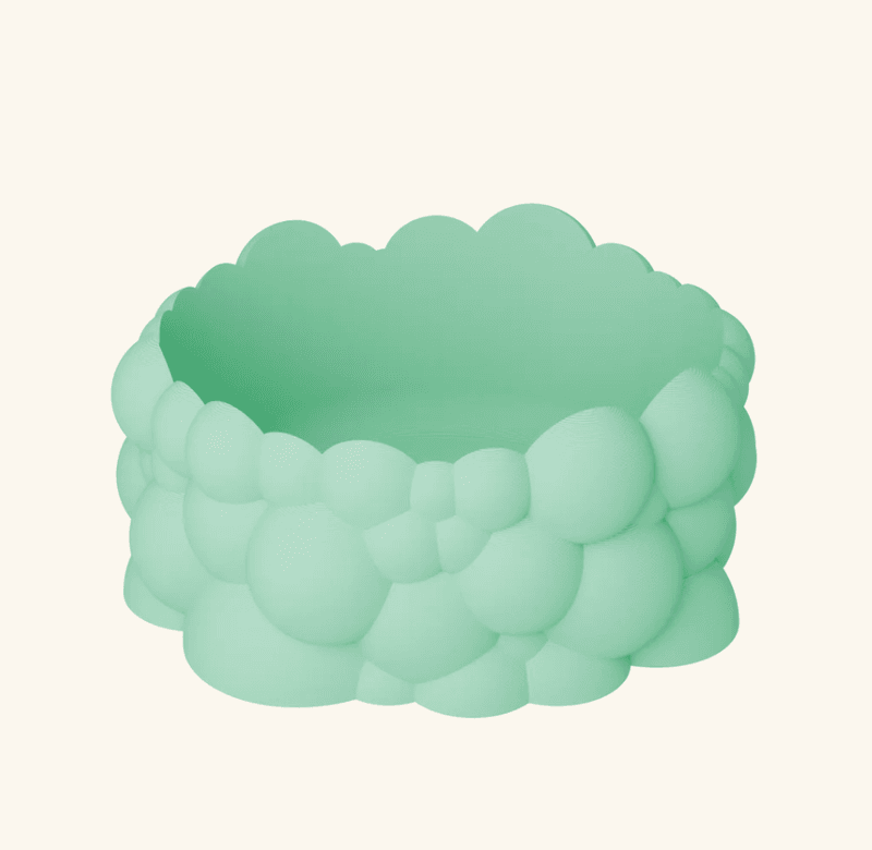 Bubble skål medium - mint