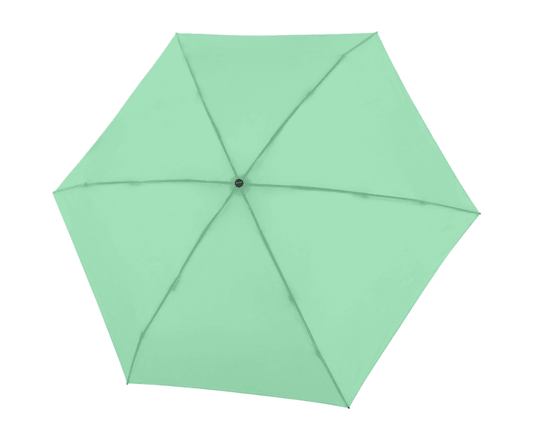 Mini Compact Paraply - mintgrønn 